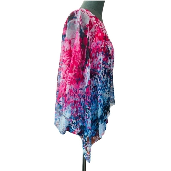 Women Cami Top & Duster Set STYLE & Co Illusive Vision 2pcs Tank & Cover Up Set - Picture 4 of 7